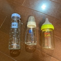 【無料】哺乳瓶3本