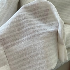 【ネット決済・配送可】白遮光カーテンと白機能レースカーテン