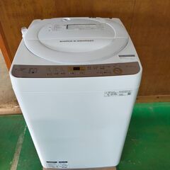 シャープ　6.0キロ　洗濯機　2019年製 ES-GE6D　お譲...