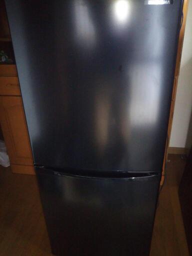 アイリスオーヤマ　ノンフロン冷凍冷蔵庫　2020年式　IRSD-14A-B(黒)　142L
