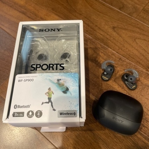 SONY WF-SP900 ブラック　Bluetoothワイヤレスイヤホン