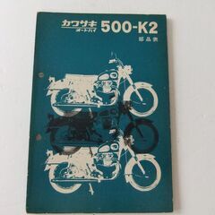 KAWASAKI　カワサキ　５００-K2　パーツリスト