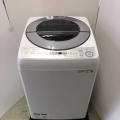 22H149 ジC SHARP シャープ 全自動洗濯機 ES-GV8C 8kg 2019年製