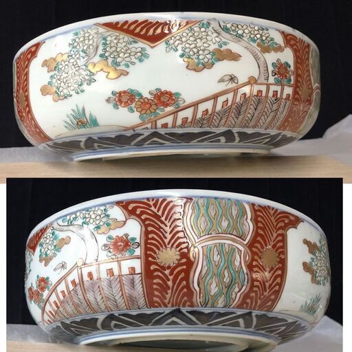 古伊万里 鉢 古伊万里 三ツ鉢 23.5/27/30cm西s4-0427⑨タエト