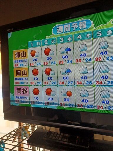 東芝REGZA　32型　液晶テレビ