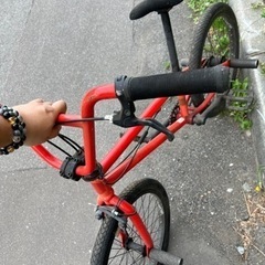 中古　BMX 大人用　20インチ　オレンジ　ares bikes