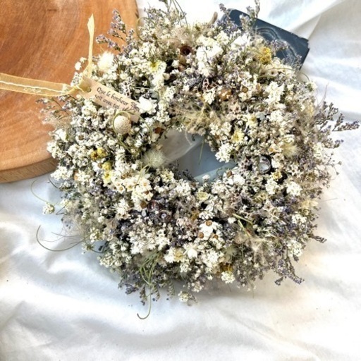 フレンチリース かすみ草 tmd - その他 