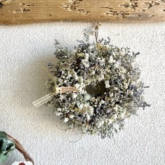 フレンチリース かすみ草 tmd