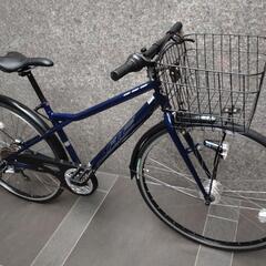 カゴ付クロスバイク🎵LEDオートライト✨6段変速❗美車😊🎵