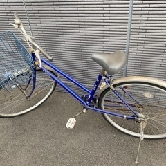大人用　青の自転車