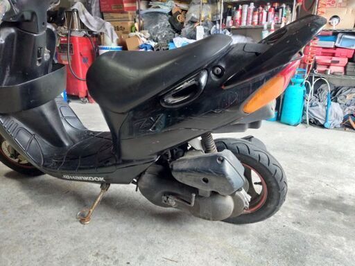 バッテリー交換済み！セル一発始動！　広島発！スズキ　CA1KB レッツ2　希少！走りの2サイクルエンジン　フロントディスクブレーキ　レストアベース　異音無くキック　セルでエンジン始動　　鍵　登録書類有り　現状車 バッテリー交換済み！セル一発始動！ 広島発！スズキ CA1KB レッツ2