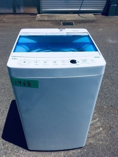 ✨2018年製✨1968番ハイアール✨電気洗濯機✨ JW-C45CK‼️の画像