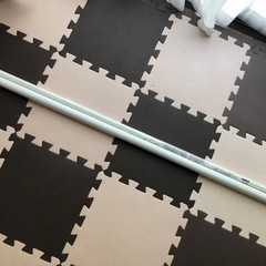 IKEA カーテンロッド ホワイト カーテンレール レッカ 2本