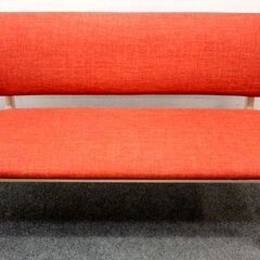 ニトリ/NITORI ダイニングテーブルセット LDテーブル リラックスワイド160 ホワイトウォッシュ/オレンジ   中古家具 店頭引取歓迎 R6236)