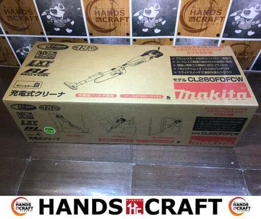 マキタ　CL280FDFCW　充電式クリーナー　未使用品　【ハンズクラフト宜野湾店】