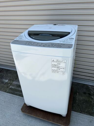 TOSHIBA　洗濯機　AW-6G6　2019年製　中古品