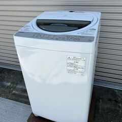 【ネット決済・配送可】TOSHIBA　洗濯機　AW-6G6　20...