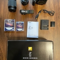 Nikon z50 ダブルズームキット　レンズカバー付き