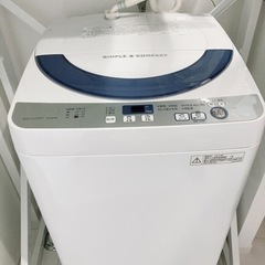 洗濯機  SHARP  ES-GE55R  5.5kg  2016年製