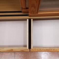 11/5🤩値下げ致しました🤩😁天然木😁本棚 無垢材 キャビネット ラック ガラス扉 フリーラック シェルフ 収納棚