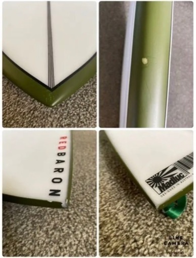 美品]JSサーフボードレッドバロン(PE) 5