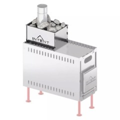 MORZH（モルジュ）テントサウナ ブラック+ストーンラック付