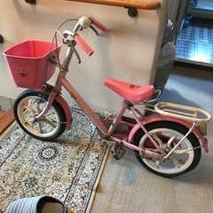 子供（女児）　自転車
