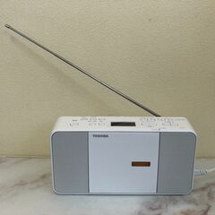TOSHIBA TY-C250 CDラジオ ホワイト CDプレー...