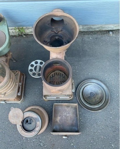 価格要相談アサヒ キング鋳物ストーブ② 石炭•コークス•薪 山小屋 冬