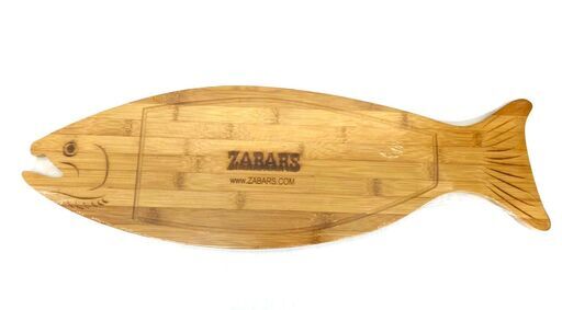 【レガストック川崎本店】新品　ZABARS　ゼイバーズ 　カッティングボード　まな板　鮭　サケ 魚