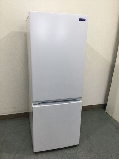 （8/28受渡済）JT4736【YAMADA/ヤマダ 2ドア冷蔵庫】美品 2021年製 YRZ-F15G1 156L 家電 キッチン 冷蔵冷凍庫
