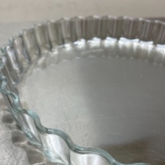 《無料》アルキュイジーヌ　耐熱ガラス　タルト皿27センチ