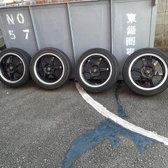 ♡ Sホールド15インチ5Jアルミホイールタイヤセット