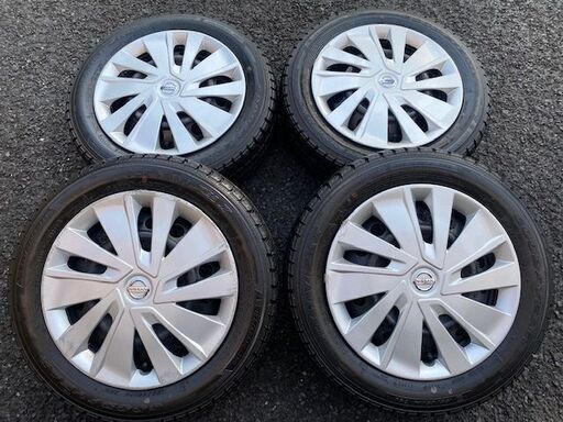 軽自動車　 スタッドレスタイヤ 日産デイズ純正スチール 14インチ スタッドレス デイズ、eKなど軽