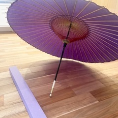 【新品未使用】紫の蛇の目傘・番傘・和傘