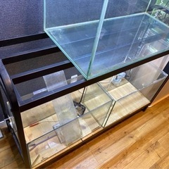 お話中】水槽台、ライト、水槽900