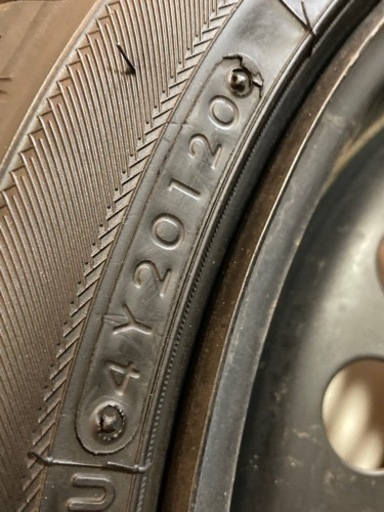 値下げしました　15インチ鉄チン　タイヤ165/50R15 2020年製TOYO
