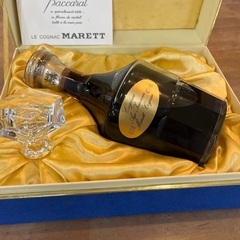 J1460 古酒 稀少 至高ブランデー マレット Marett  Baccarat バカラクリスタルボトル コニャック ブランデー 750ml ケース付 替え栓付 J1460 古酒 稀少 至高ブランデー マレット Marett Baccarat バカラ