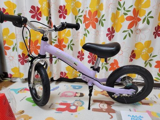 へんしんバイク2 パープル 綺麗 ストライダー ペダルなし