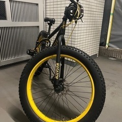 ファットバイク 7段ギア(鉄鍵付き)