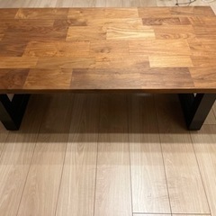 【定価21万円★値下げ】マスターウォール モザイクリビングテーブル【天然蜜蝋仕上げ完了】