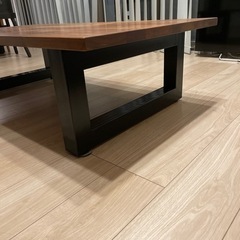 【定価21万円★値下げ】マスターウォール モザイクリビングテーブル【天然蜜蝋仕上げ完了】