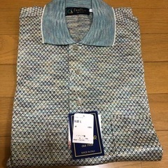 ★新品★ 柄ポロシャツ　polo shirt メンズ　MENS