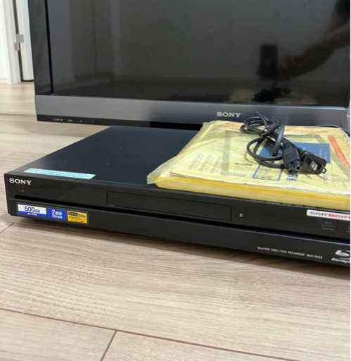 SONY BRAVIA 40型TV ’10年＆ブルーレイレコーダーセット SONY BRAVIA 40型TV '10年＆ブルーレイレコーダーセット