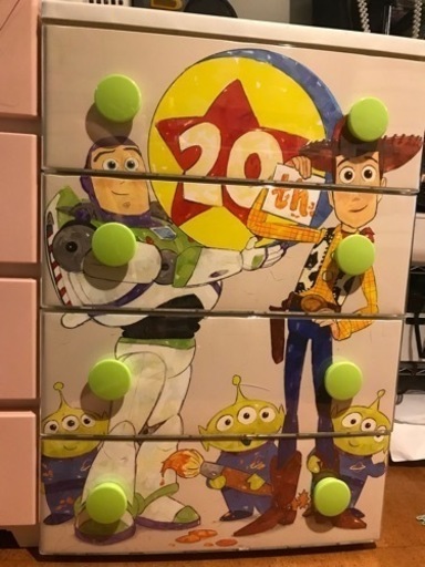 トイストーリープラ収納チェスト4段 めぐみ 足立の収納家具 タンス 衣類収納 の中古あげます 譲ります ジモティーで不用品の処分