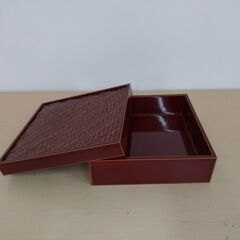 昭和レトロ◆整理箱　竹製　軽い　正方形の箱