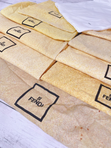 H1199 FENDI フェンディ 保存袋 袋 特大 収納 まとめ 大量 不織布