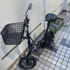 フル電動自転車 モペット 折り畳み