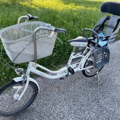 自転車　子供乗せ　亀有駅　