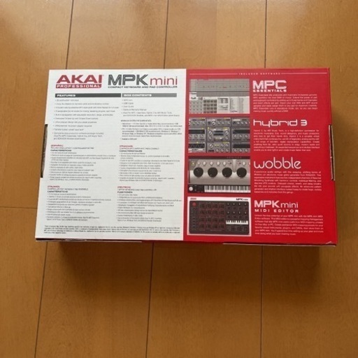 AKAI professional USB MIDIキーボードコントローラー 8パッド MPK mini MK2 赤井電機